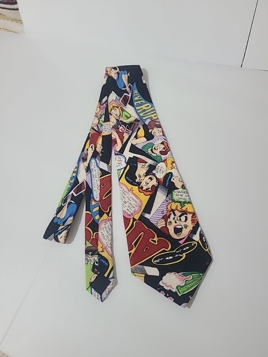 Nicole Miller Other - Nicole Miller Multicolor Comic Pop Archi Art Necktie